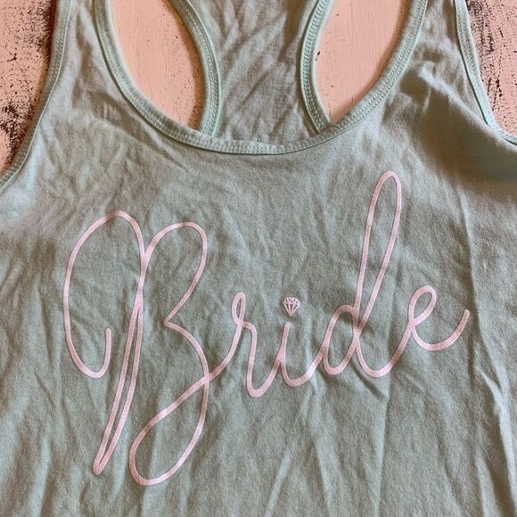 Bride mint tank top - Picture 2 of 4
